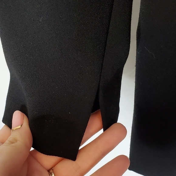 Zara Size Small Black Tunic Blouse with Faux Front Pockets - Picture 3 of 4